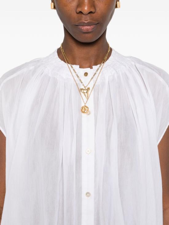 26SS 포르테포르테 블라우스 14910MYSHIRTCRYSTAL WHITE - FORTE FORTE