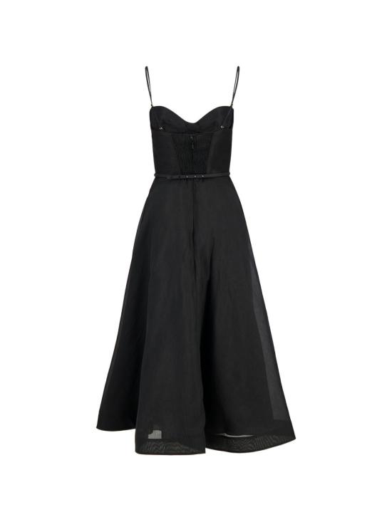 26SS 짐머만 미디 원피스 7477DS261BLK BLACK - ZIMMERMANN