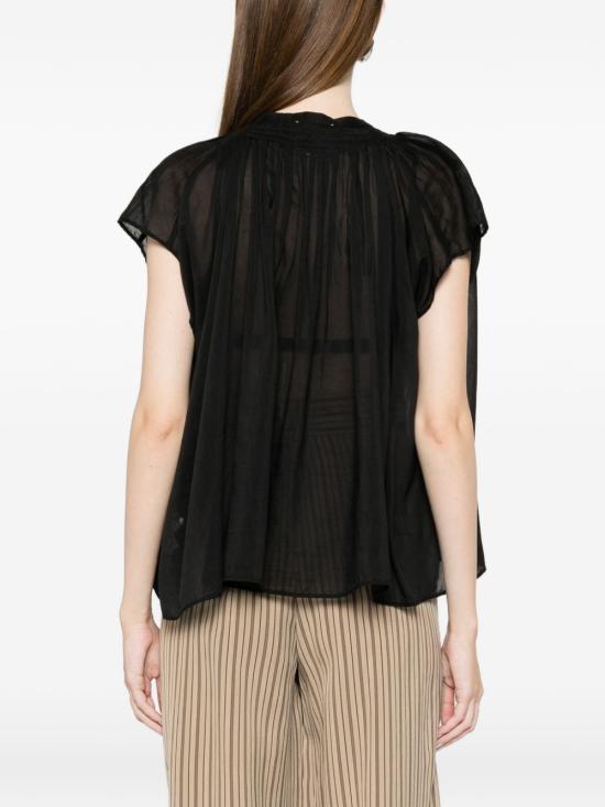 26SS 포르테포르테 블라우스 14910MYSHIRTNOIR BLACK - FORTE FORTE