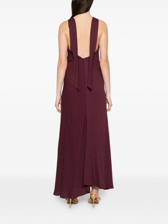 26SS 포르테포르테 롱 원피스 14884MYDRESSRUBY BORDEAUX - FORTE FORTE