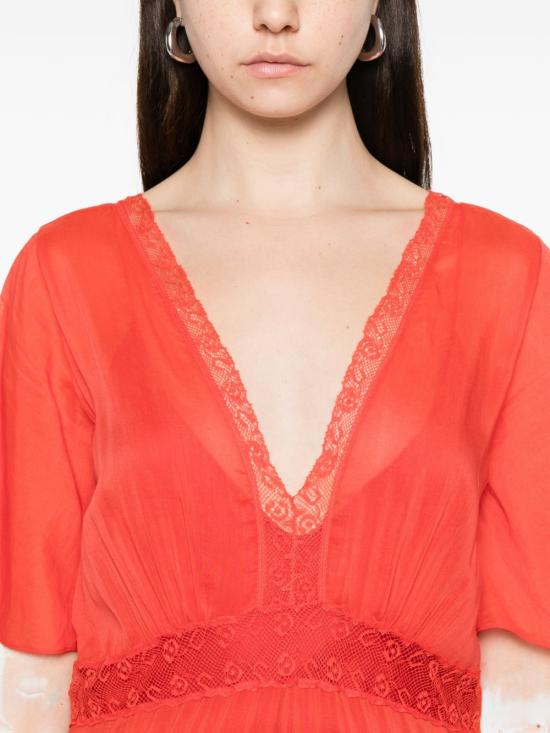 26SS 포르테포르테 롱 원피스 14904MYDRESSROUGE RED - FORTE FORTE