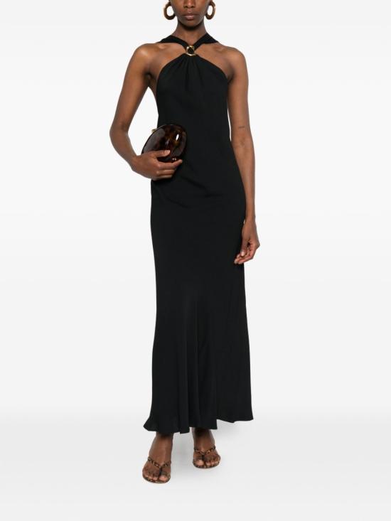 26SS 포르테포르테 롱 원피스 14884MYDRESSNOIR BLACK - FORTE FORTE