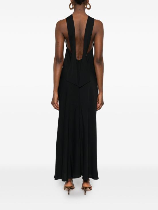 26SS 포르테포르테 롱 원피스 14884MYDRESSNOIR BLACK - FORTE FORTE