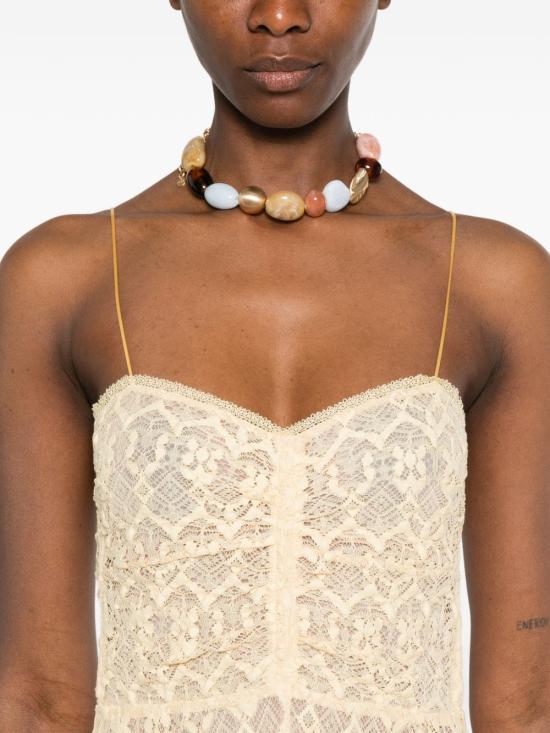 26SS 포르테포르테 롱 원피스 14897MYDRESSHONEY BEIGE - FORTE FORTE