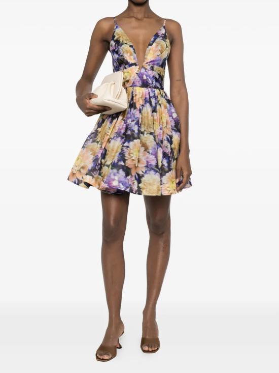 26SS 짐머만 미디 원피스 4398DS261NVDH BLUE