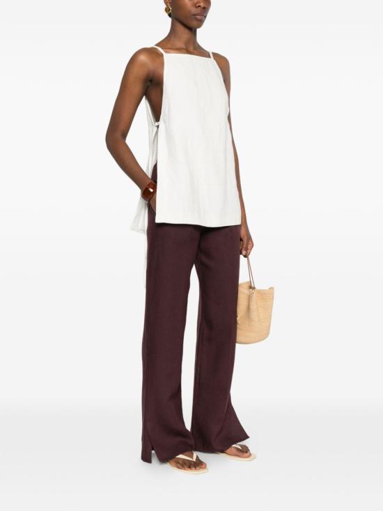 26SS 포르테포르테 스트레이트 팬츠 14826MYPANTSFONDANT BROWN - FORTE FORTE