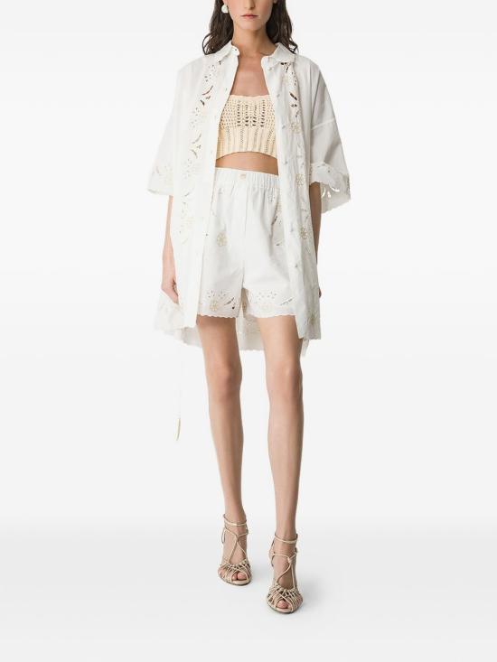 26SS 포르테포르테 스트레이트 팬츠 14845MYPANTSCRYSTAL WHITE - FORTE FORTE