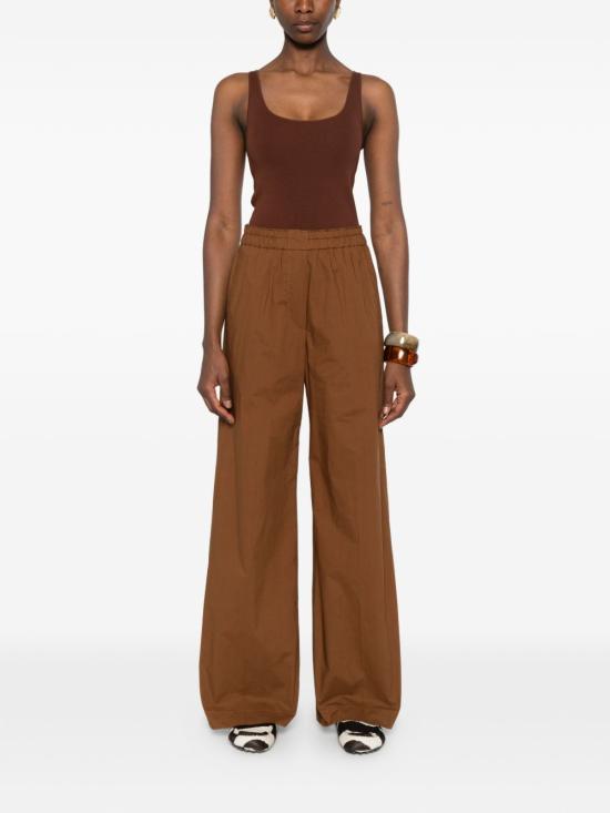 26SS 포르테포르테 스트레이트 팬츠 14834MYPANTSCHOCOLATE BROWN - FORTE FORTE