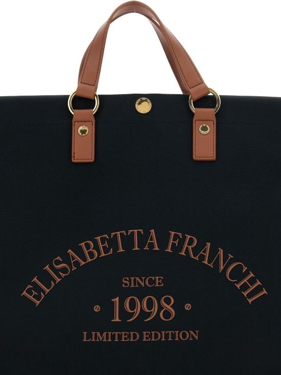 26SS 엘리자베타프랜치 토트백 BS14A62E2B58 BLACK - ELISABETTA FRANCHI