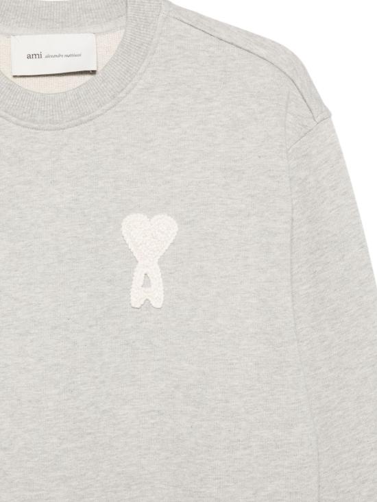 26SS 아미 하트 아플리케 스웨트셔츠 USW787D730A161 GREY - AMI