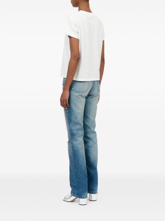 26SS MM6 메종마르지엘라 반팔 티셔츠 S62GD0216M20048101 WHITE - MM6 MAISON MARGIELA