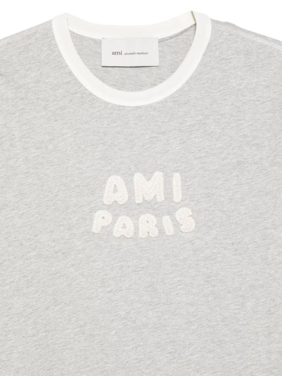 26SS 아미 반팔 티셔츠 UTS371D724A079 GREY - AMI