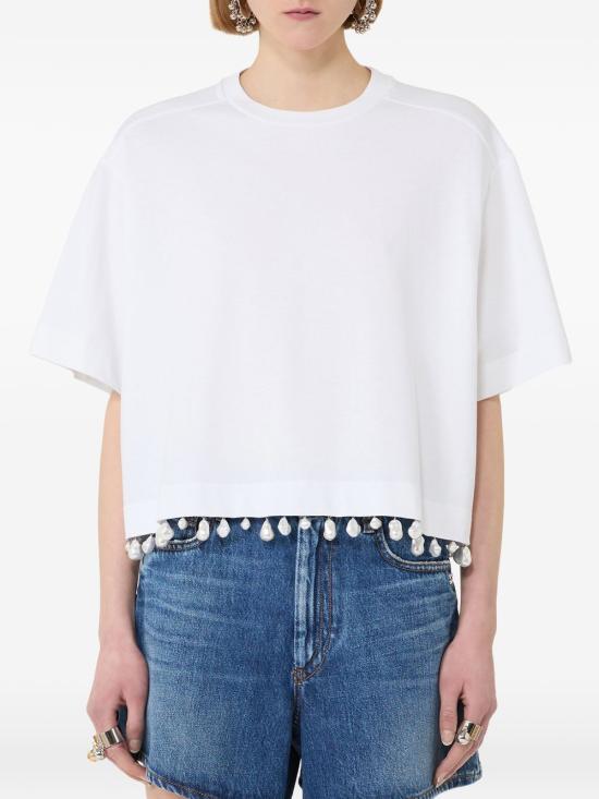26SS 막스마라 스포츠막스 반팔 티셔츠 12941032600001 WHITE - MAX MARA SPORTMAX FASHION