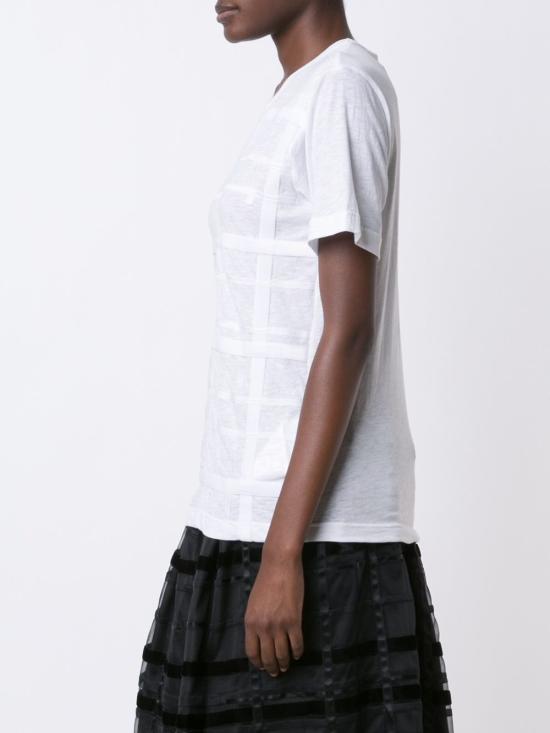26SS 꼼데가르송 반팔 티셔츠 RQT0150512 WHITE - COMME DES GARCONS