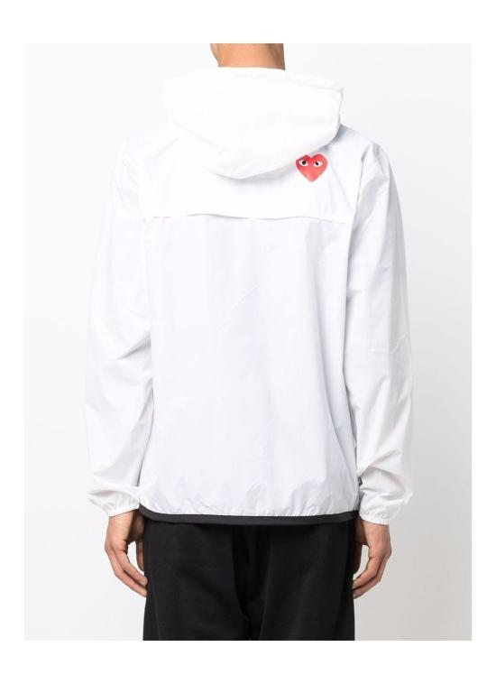 26SS 꼼데가르송 X 까웨 윈드 레인 자켓 AZJ501051 WHITE - COMME DES GARCONS
