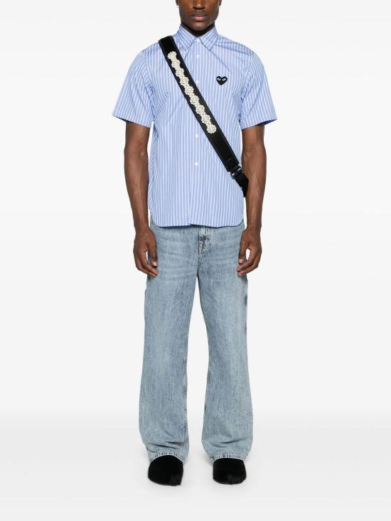 26SS 꼼데가르송 반팔 셔츠 AXB022051 STRIPE - COMME DES GARCONS