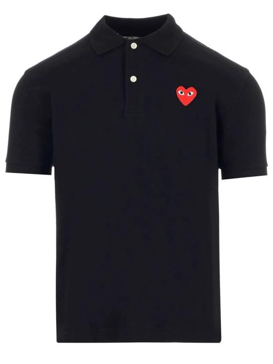 26SS 꼼데가르송 폴로 티셔츠 AXT006051 BLACK