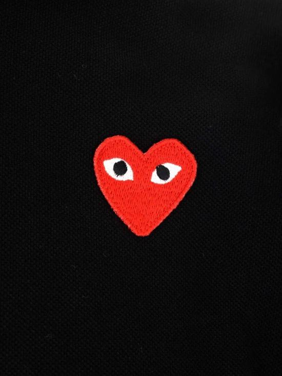 26SS 꼼데가르송 폴로 티셔츠 AXT006051 BLACK - COMME DES GARCONS