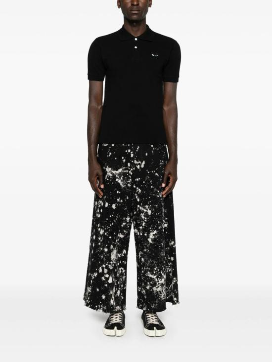 26SS 꼼데가르송 폴로 티셔츠 AXT066051 BLACK - COMME DES GARCONS