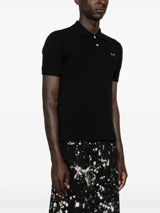 26SS 꼼데가르송 폴로 티셔츠 AXT066051 BLACK - COMME DES GARCONS