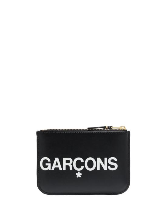 26SS 꼼데가르송 휴즈 로고 파우치 지갑 SA8100HL BLACK - COMME DES GARCONS
