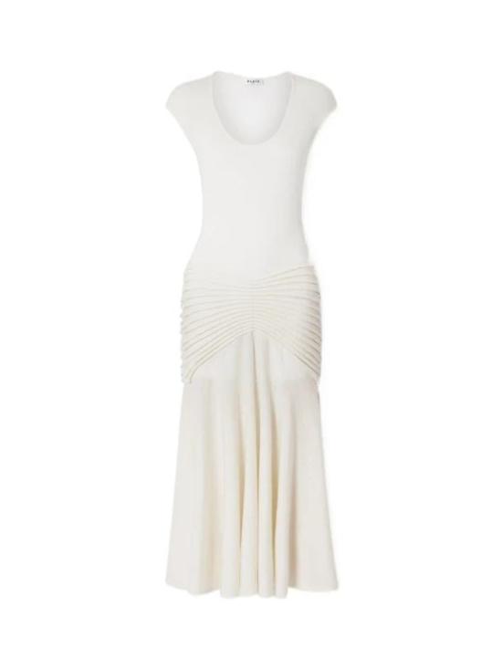 26SS 알라이아 미디 원피스 AA9R2899K162C054 CRUDO