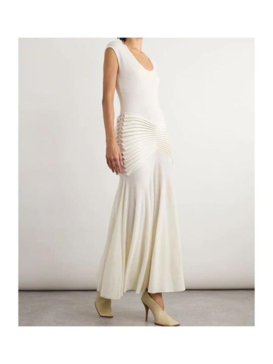 26SS 알라이아 미디 원피스 AA9R2899K162C054 CRUDO - ALAIA