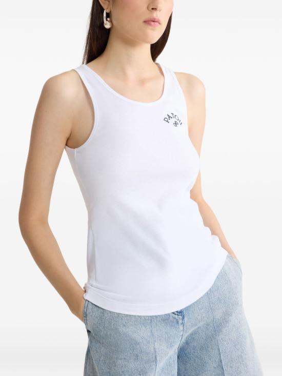 26SS 파투 민소매 티셔츠 JE2109994001W WHITE - PATOU