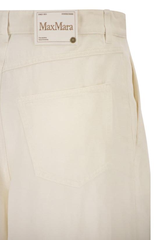 26SS 에스막스마라 스트레이트 팬츠 2619131093600001 WHITE - 'S MAX MARA