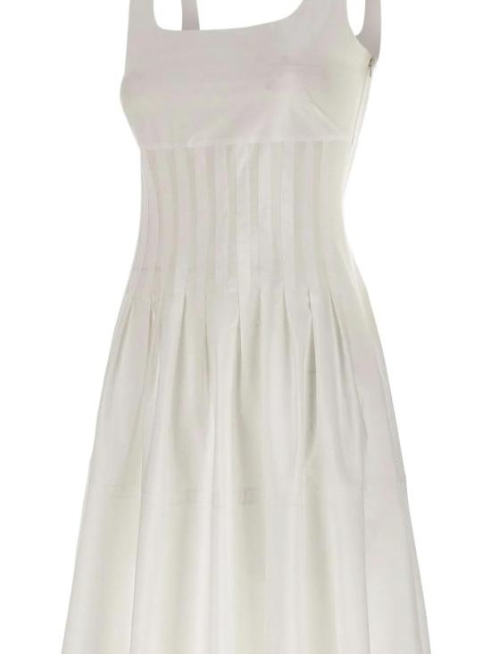 26SS 막스마라 스튜디오 미디 원피스 2616221022600001 WHITE - MAX MARA STUDIO