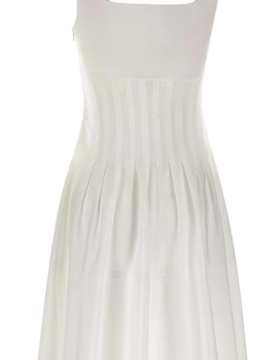 26SS 막스마라 스튜디오 미디 원피스 2616221022600001 WHITE - MAX MARA STUDIO