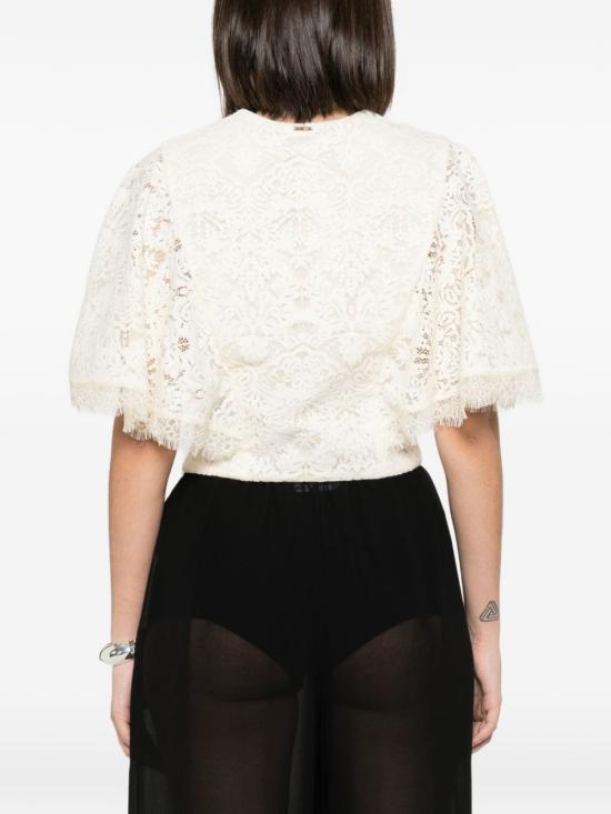 26SS 트윈셋 반팔 티셔츠 261TT2313 00059 Bianco - TWINSET