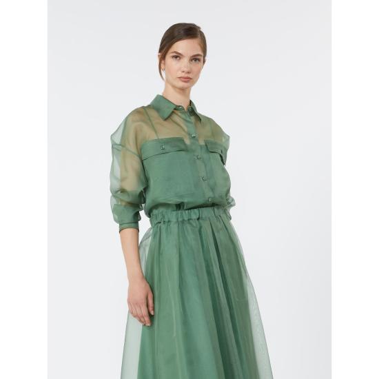 26SS 위켄드막스마라 반팔 티셔츠 2615261012600063 GREEN - WEEKEND MAX MARA