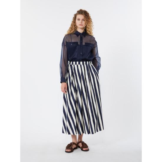 26SS 위켄드막스마라 블라우스 2615261012600004 NAVY - WEEKEND MAX MARA