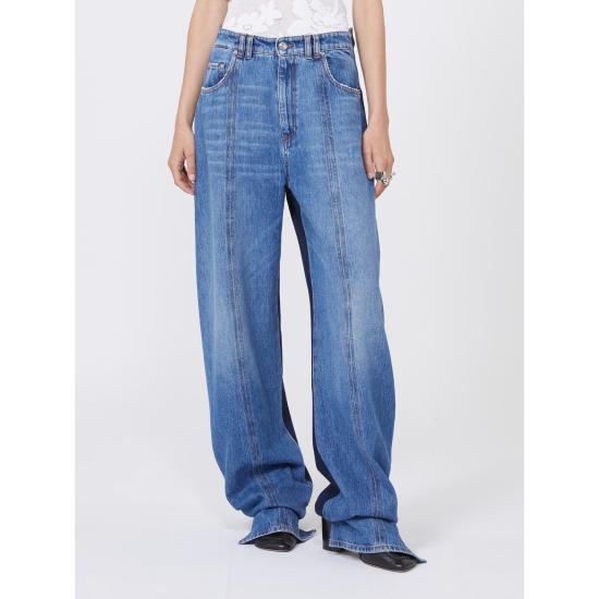 26SS 막스마라 스포츠막스 스트레이트 팬츠 2612181032600013 BLUE