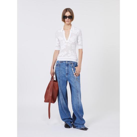 26SS 막스마라 스포츠막스 스트레이트 팬츠 2612181032600013 BLUE - MAX MARA SPORTMAX FASHION