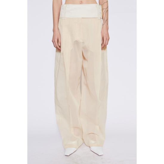 26SS 막스마라 스포츠막스 스트레이트 팬츠 2612131033600001 BEIGE