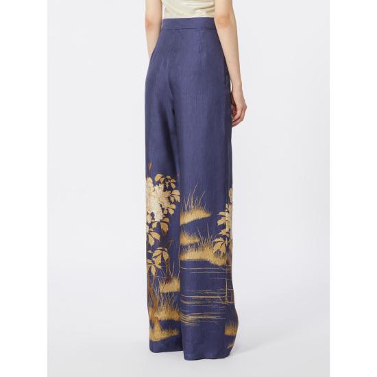 26SS 막스마라 스튜디오 스트레이트 팬츠 2616131034600002 NAVY - MAX MARA STUDIO