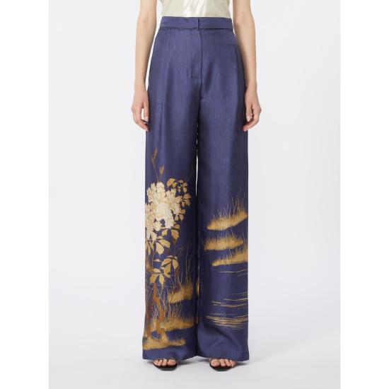 26SS 막스마라 스튜디오 스트레이트 팬츠 2616131034600002 NAVY