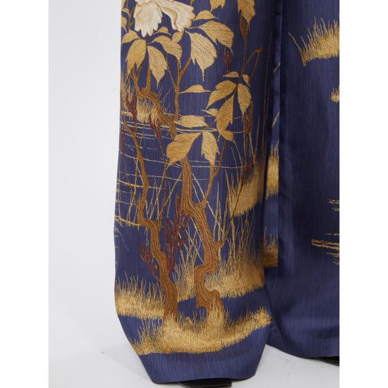 26SS 막스마라 스튜디오 스트레이트 팬츠 2616131034600002 NAVY - MAX MARA STUDIO