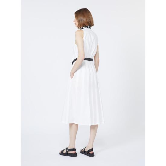 26SS 막스마라 스튜디오 롱 원피스 2616221072600001 WHITE - MAX MARA STUDIO