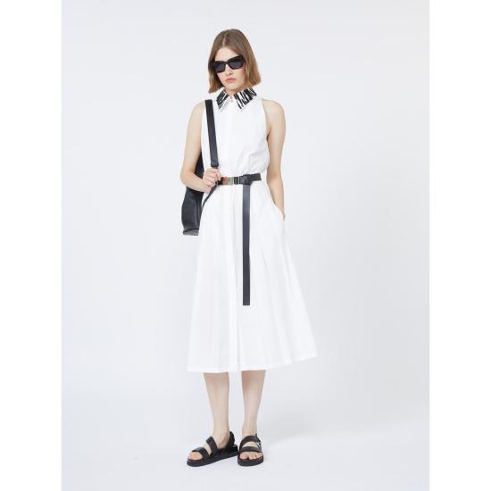 26SS 막스마라 스튜디오 롱 원피스 2616221072600001 WHITE - MAX MARA STUDIO