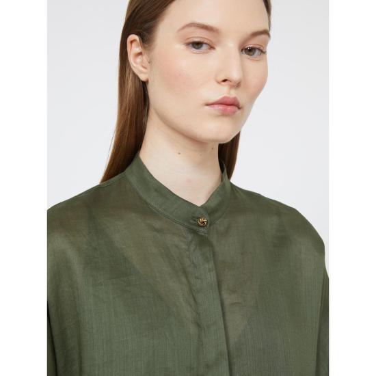 26SS 막스마라 스튜디오 셔츠 2616261032600061 KHAKI - MAX MARA STUDIO