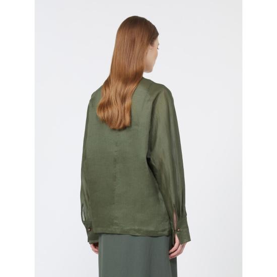 26SS 막스마라 스튜디오 셔츠 2616261032600061 KHAKI - MAX MARA STUDIO