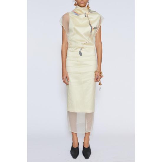 26SS 막스마라 스포츠막스 미디 원피스 2612621093600001 YELLOW