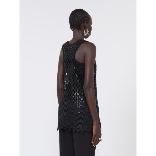 26SS 막스마라 스포츠막스 민소매 티셔츠 2612931022600004 BLACK - SPORTMAX