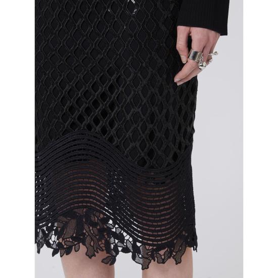 26SS 막스마라 스포츠막스 미디 스커트 2612631032600004 BLACK - SPORTMAX