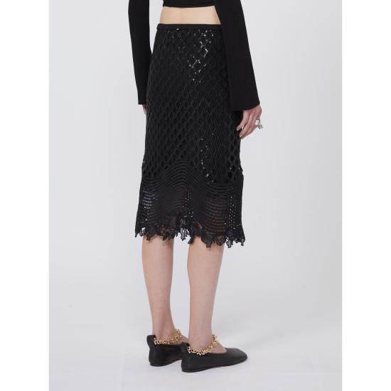26SS 막스마라 스포츠막스 미디 스커트 2612631032600004 BLACK - SPORTMAX