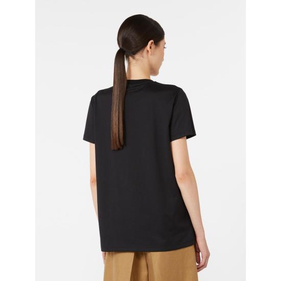 26SS 막스마라 반팔 티셔츠 2611941062670018 BLACK - MAX MARA