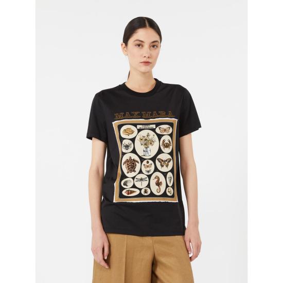 26SS 막스마라 반팔 티셔츠 2611941062670018 BLACK